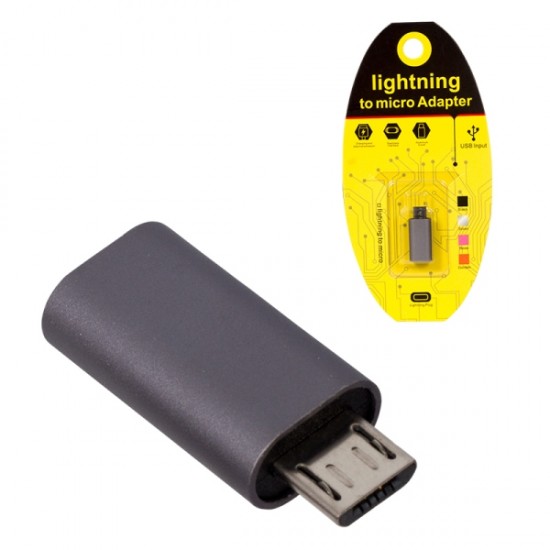 POWERMASTER IPHONE TO SAMSUNG MICRO USB ÇEVİRİCİ OTG APARAT