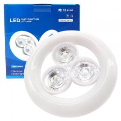 POWERMASTER KK-901 E27 DUY 36 WATT BEYAZ 3LÜ UFO LED LAMBA