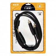 POWERMASTER LD387A 2X RCA ERKEK + 3.5 MM STEREO ERKEK 1.5 METRE KABLO