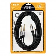 POWERMASTER LD398 2X 6.3MM MONO ERKEK + 2X RCA ERKEK 5 METRE KABLO