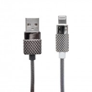 POWERMASTER METAL YAYLI LIGHTNING USB DATA KABLOSU 1 METRE