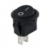 PowerMaster Mini Yuvarlak 2 Pin Işıksız ON-OFF Anahtar IC-134E
