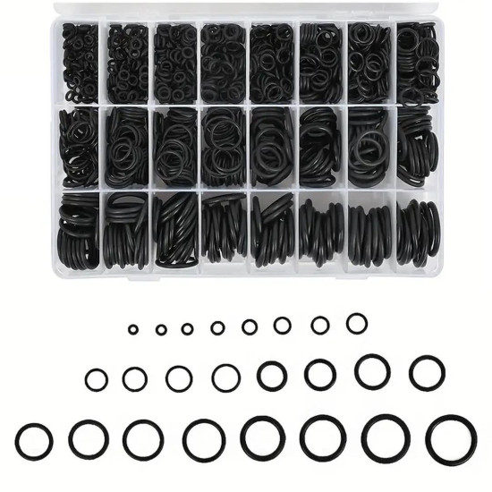 PowerMaster PM-28533 800 Parça Kauçuk Conta Halka Seti O-Ring Nitril NBR Su Geçirmez