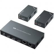 POWERMASTER PM-16071 HDMI 1X2 SPLITTER + HDMI 50 METRE EXTENDER SET