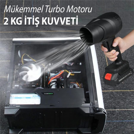 PowerMaster PM-26235 48V Mini Jet Turbo Hava Üfleyici Fan