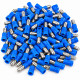 PowerMaster PM-39062 1,5-2,5mm2 Kesit 21,5x4x5,5mm Soket Mavi İzoleli Kablo Pabucu (100'lü Paket)