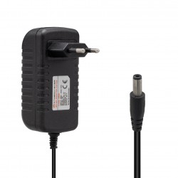 POWERMASTER PM-4531 - 12 VOLT - 2 AMPER PLASTİK KASA PRİZ TİPİ ADAPTÖR 5.5*2.5 UÇ * MİNİ CİHAZ ADAPTÖRÜ