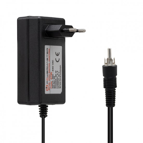 POWERMASTER PM-4735 16 VOLT - 2.5 AMPER PRİZ TİPİ TOS FİŞLİ RCA SANTRAL ADAPTÖRÜ