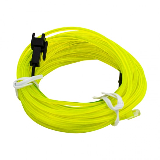 POWERMASTER PM-6083 NEON PARLAK (FLORASAN) YEŞİL 5 METRE İP AYDINLATMA 5 V USB ADAPTÖRLÜ