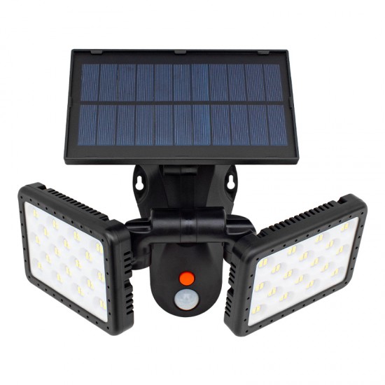 POWERMASTER W770A SENSÖRLÜ 144 SMD LEDLİ SOLAR AYDINLATMALI DUVAR LAMBASI