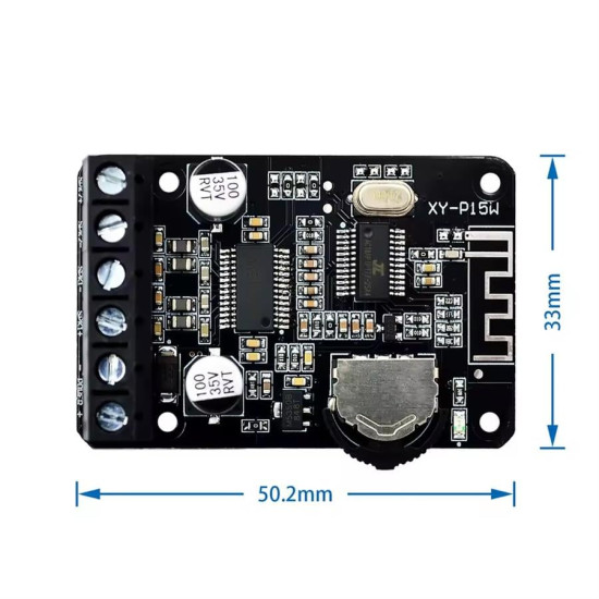 Powermaster XY-P15W Bluetooth Amfi Modülü Amplifikatör Devresi
