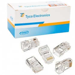 RJ45 CAT5/CAT6 UÇ 8P8C ELEKTROMER (100'LÜK PAKET) 