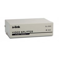 S-LINK SL-2502 2 PORT VGA SPLITTER DAĞITICI (250MHZ - 1920X1080)