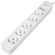 S-Link SPG501S 1.5 Metre Kablolu 750 Joule 1.5 Mm Anahtarlı 5'li Akım Korumalı Priz