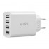 S-LINK SWAPP SW-C8 BEYAZ 5V - 5.6A  4*USB SMART PORT 2.4A EV ŞARJ ADAPTÖR