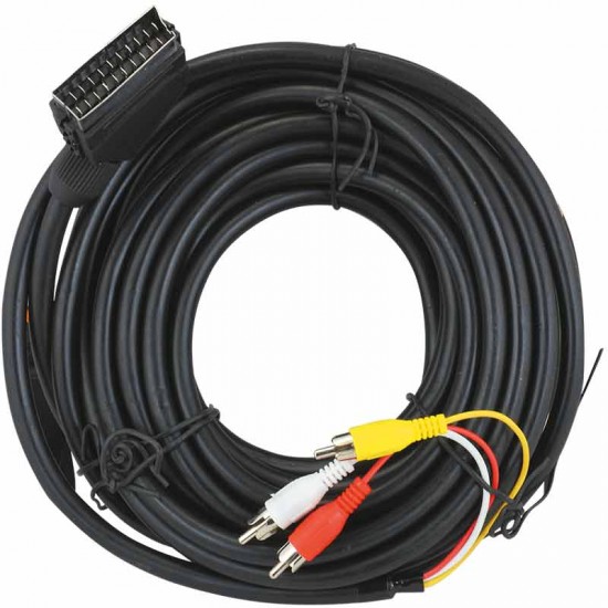 Scart 3RCA 10 Metre