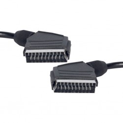 SCART SCART KABLO SİYAH 7 MM 1.2 METRE POŞETLİ