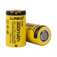 SUNKKO 3.7 VOLT 300 MAH 14250 ŞARJ EDİLEBİLİR PİL (2Lİ PAKET)