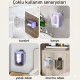 Sunup SN-26822 Çok Amaçlı Duvar Tipi Islak Mendil Tutucu Raf