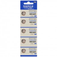 SUPEX CR1225 3 VOLT LİTYUM PİL 5Lİ PAKET FİYAT