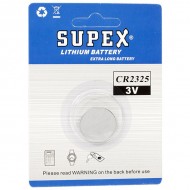 Supex CR2325 3 Volt Lityum Pil Tekli 