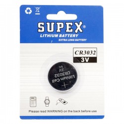 Supex CR3032 3 Volt Lityum Pil Tekli 