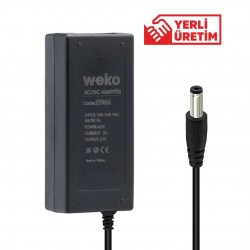 WEKO 21 VOLT- 2 AMPER YERLİ ÜRETİM MASAÜSÜTÜ 5.5*2.5 UÇLU ŞARJLI MATKAP ADAPTÖRÜ