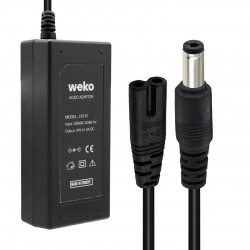 WEKO 24 VOLT - 2 AMPER PLASTİK KASA MASAÜSTÜ ADAPTÖR 5.5 X 2.5 UÇ YERLİ ÜRETİM