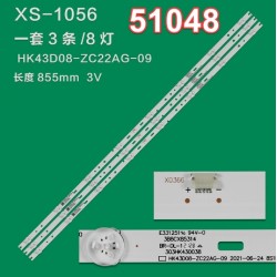 WKSET-6048 36856X3 HK43D08-ZC22AG-09 8S1P 303HK430038 3 ADET LED BAR