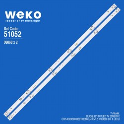 WKSET-6052 36863X2 CRH-K32K6003030T02066CJ-REV1.5 W LB800 DX  2 ADET LED BAR